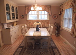 Gather in the exquisite dining room for dinner